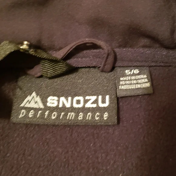 Snozu Youth Performance Black Jacket - Picture 3 of 15